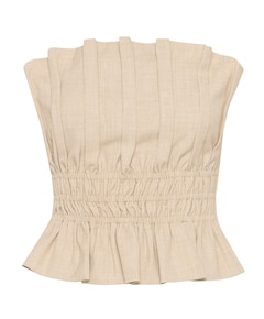 Dames top beige