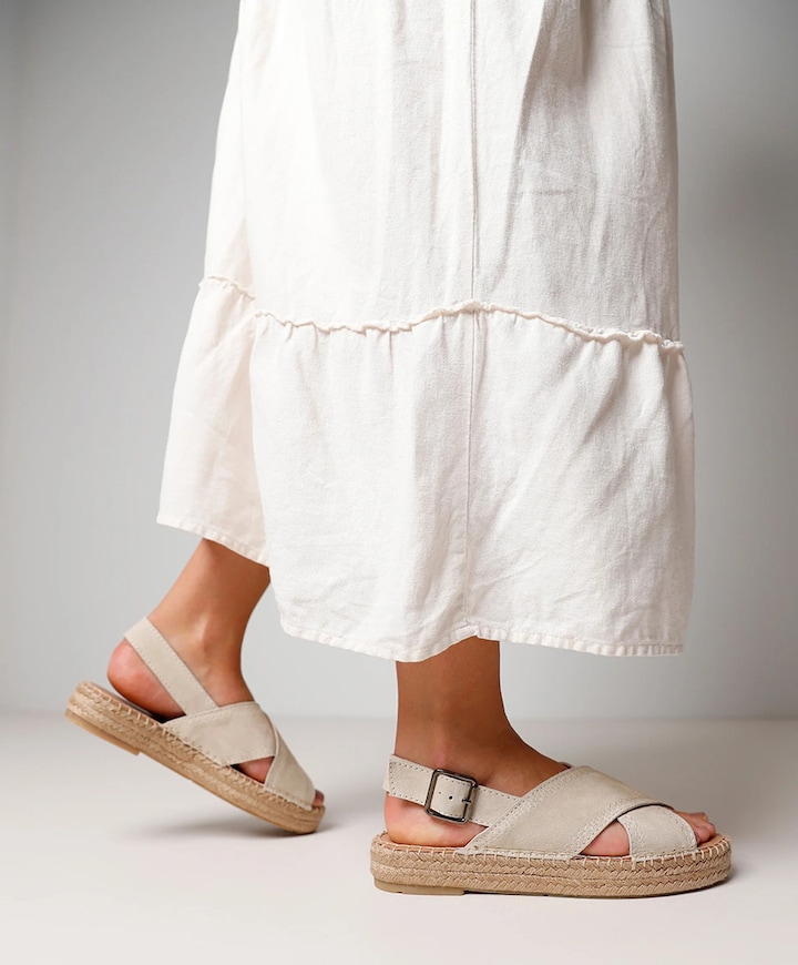 Mondi Sun dames sandalets beige