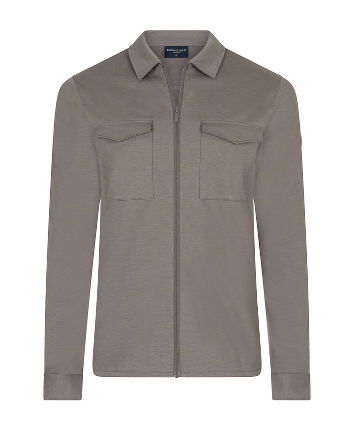 Heren overshirt beige