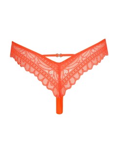 Dames string oranje