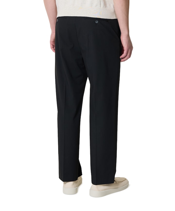 SLMRELAXED-LIAM TRS - NOOS heren broek zwart