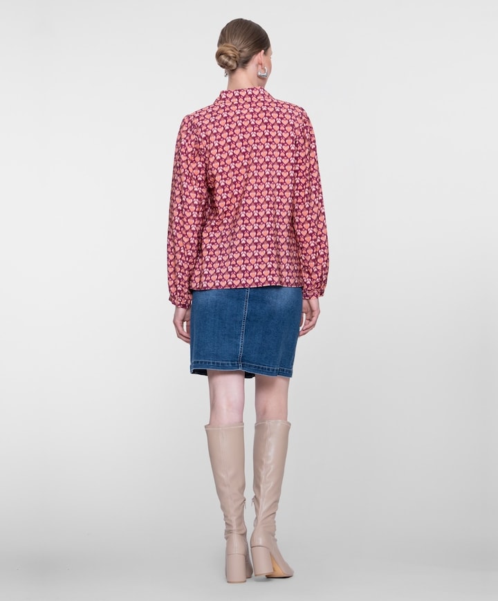 Dames rok blauw