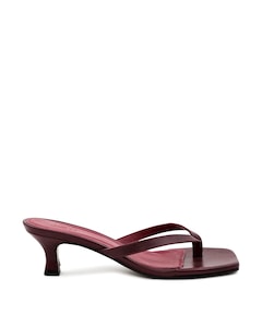 dames sandalets bordeaux