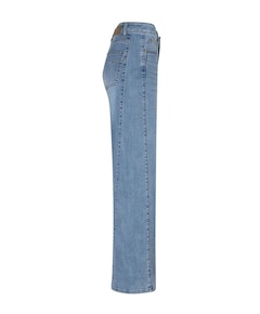 Claudette Slanted Seam dames jeans blauw