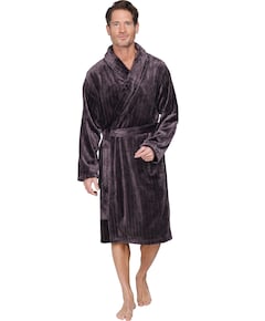 Heren ochtendjas bruin