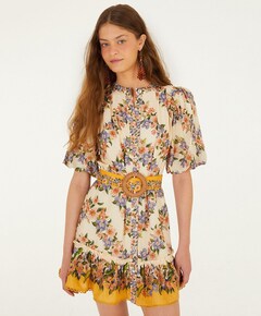 Dames jurk beige