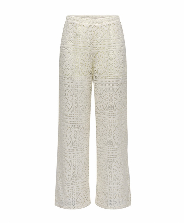 KOGLIAN LACE WIDE JRS meisjes broek ecru