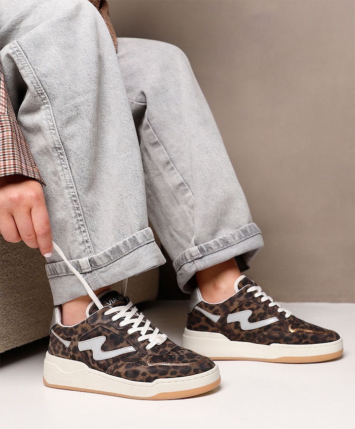 Sam Levi dames sneakers bruin