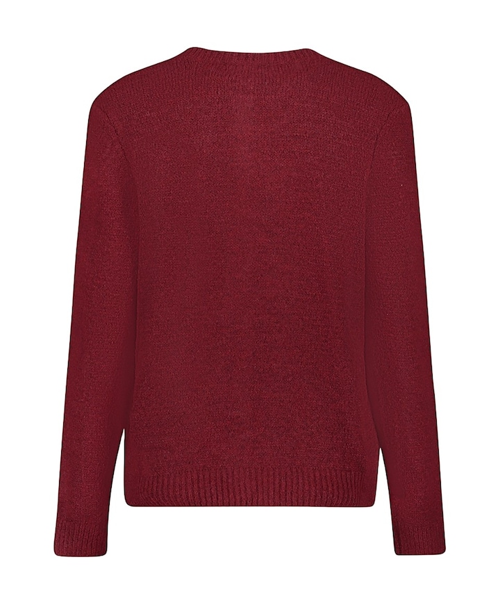 Dames vest bordeaux