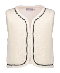 Meisjes gilet ecru