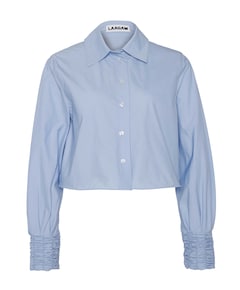 Dames blouse blauw