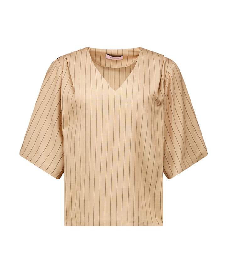 Dames blouse beige