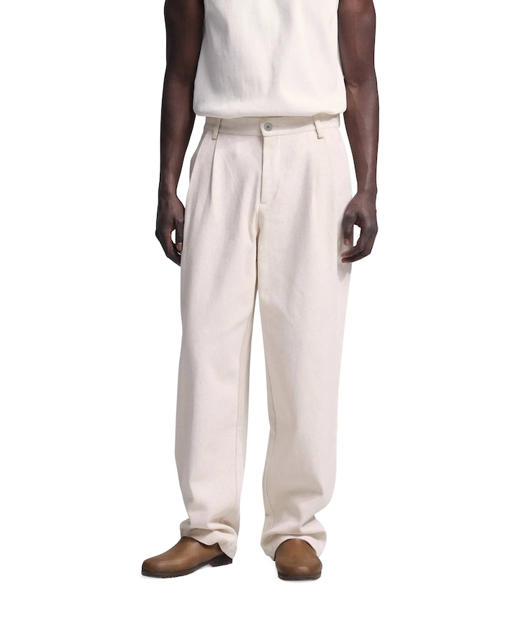 Bram's Fruit Twill Trousers heren broek ecru