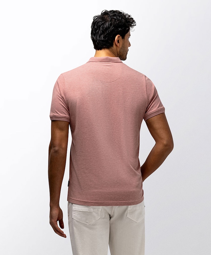 Heren polo roze