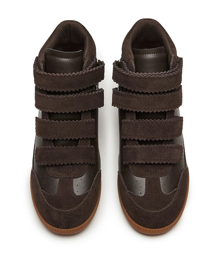 Mustang dames sneakers bruin