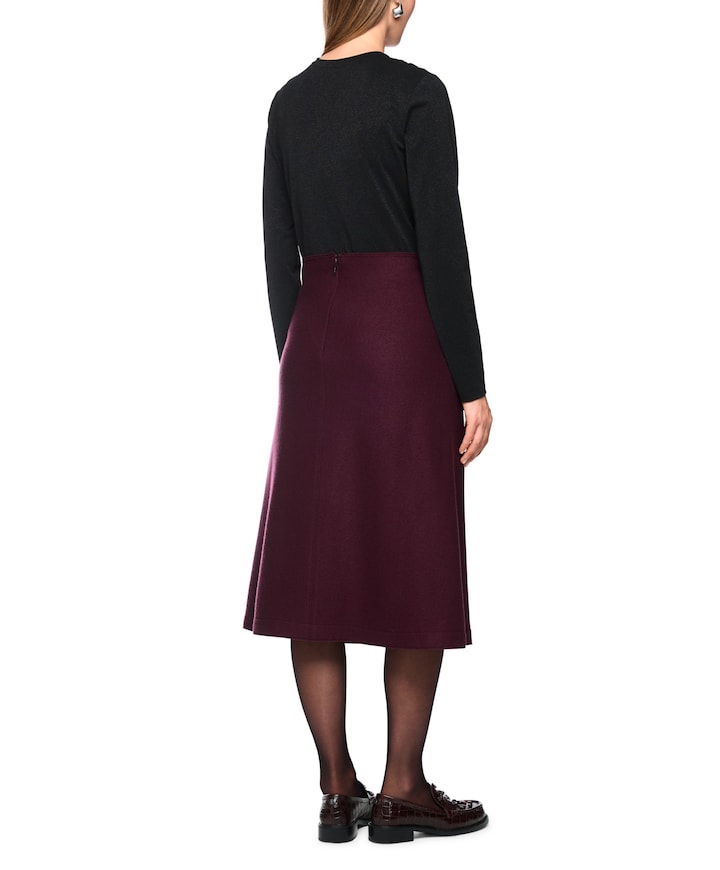Dames rok bordeaux