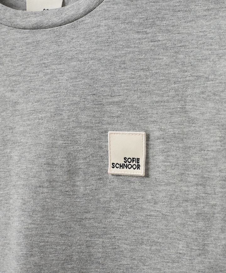 Meisjes t-shirt grijs