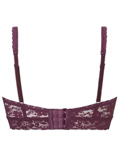 Dames bralette bordeaux