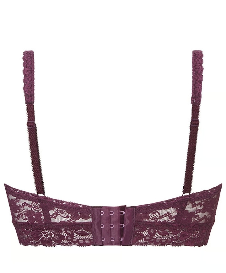 Dames bralette bordeaux