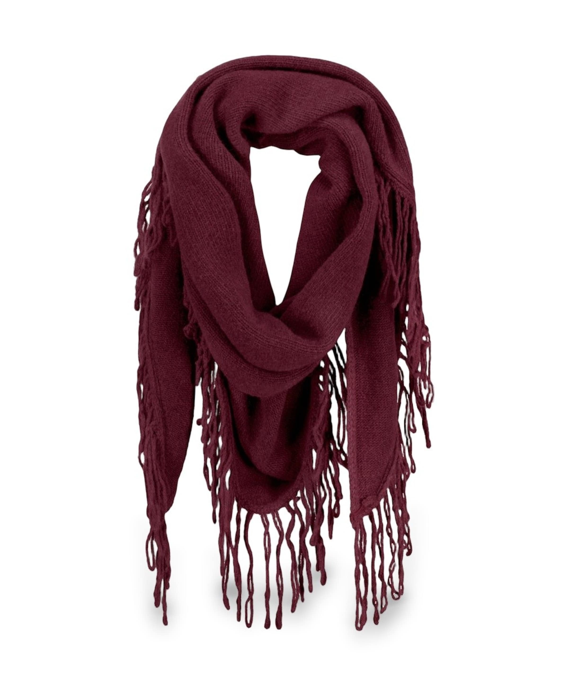 Dames sjaal bordeaux