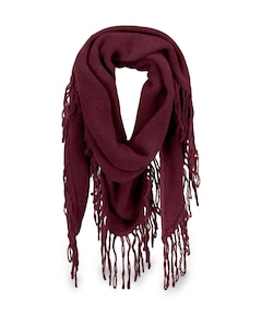 Dames sjaal bordeaux
