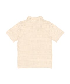 Jongens overhemd korte mouw ecru