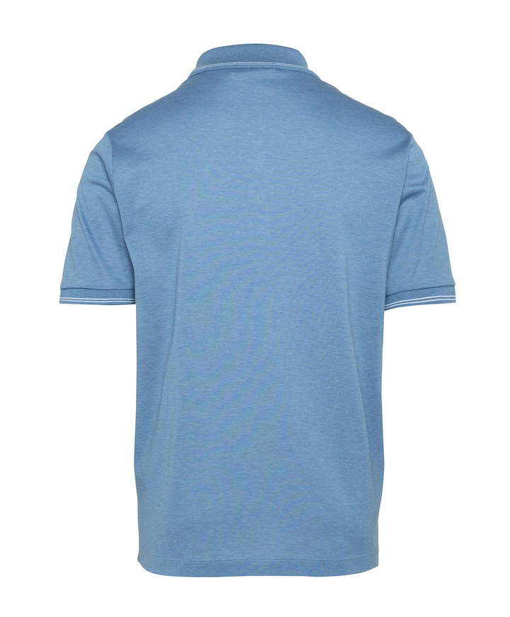 Heren polo blauw