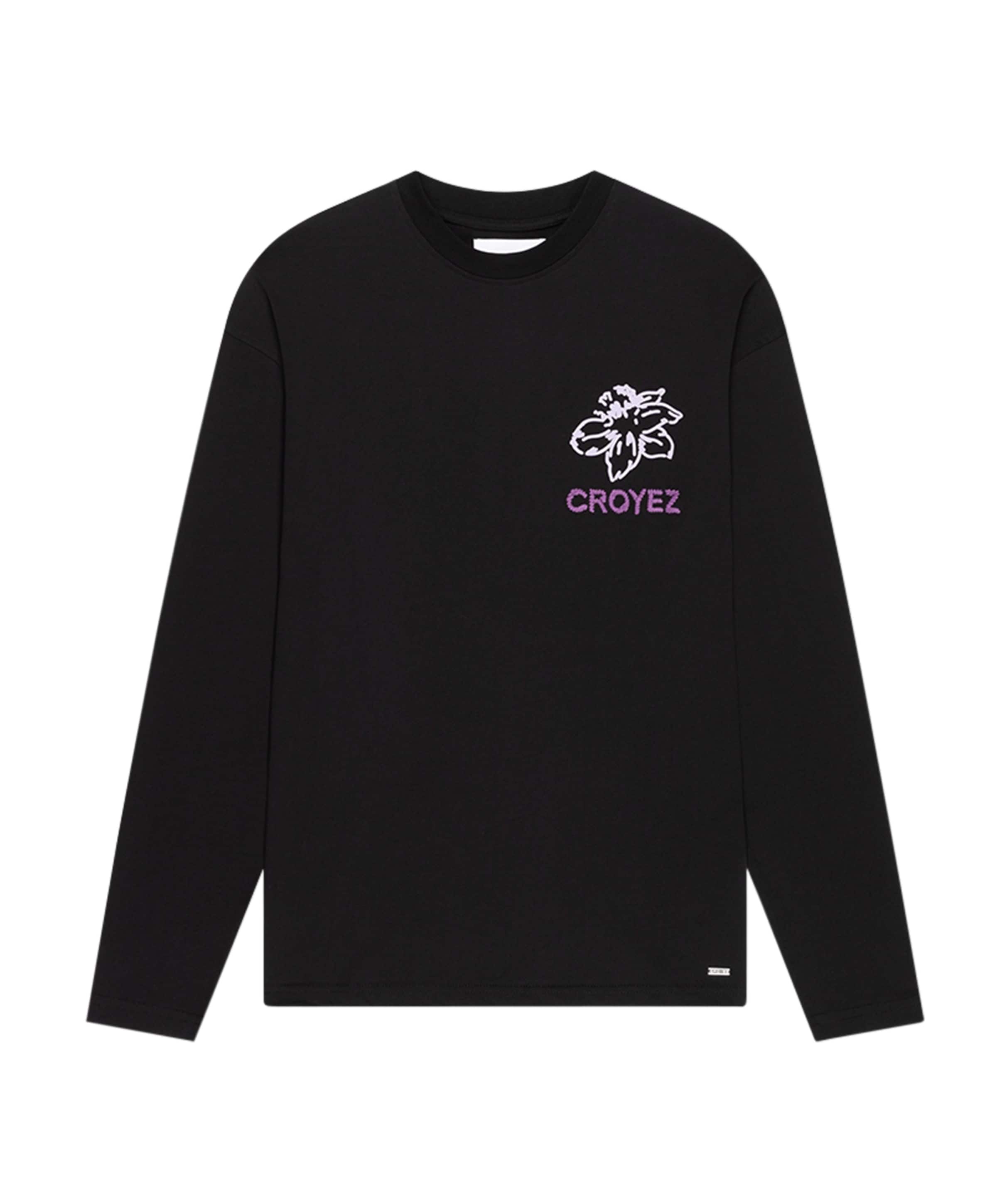 Heren longsleeve zwart