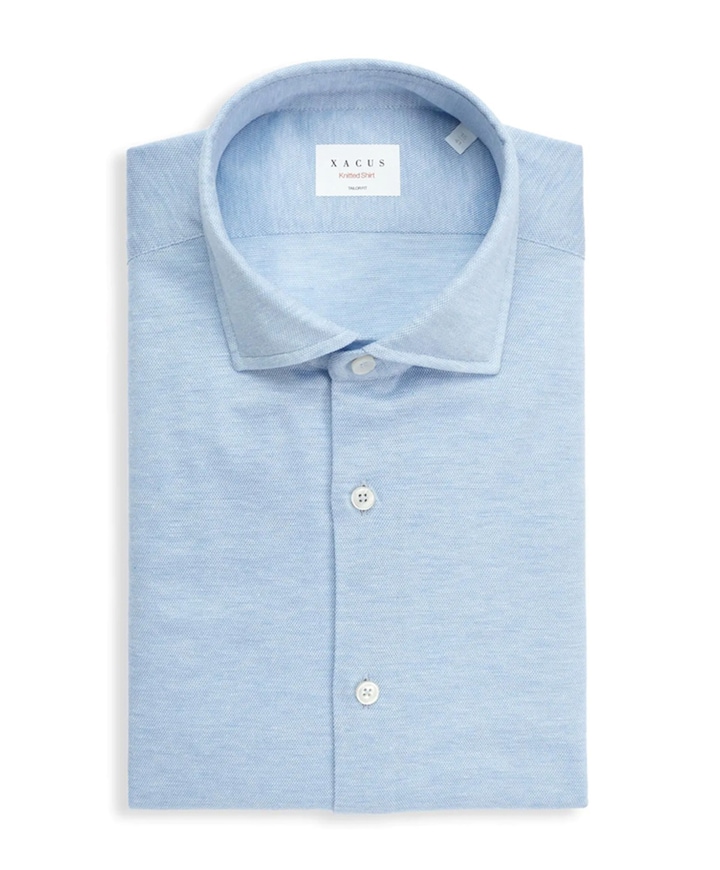 Overhemd lange mouw blauw