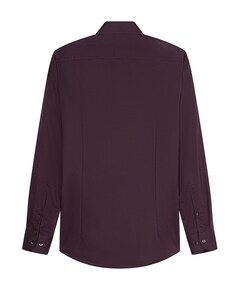 Heren overhemd extra lange mouw bordeaux