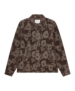 Heren overshirt bruin