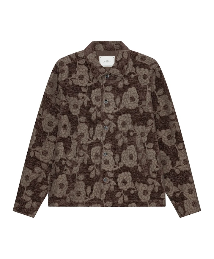 Heren overshirt bruin