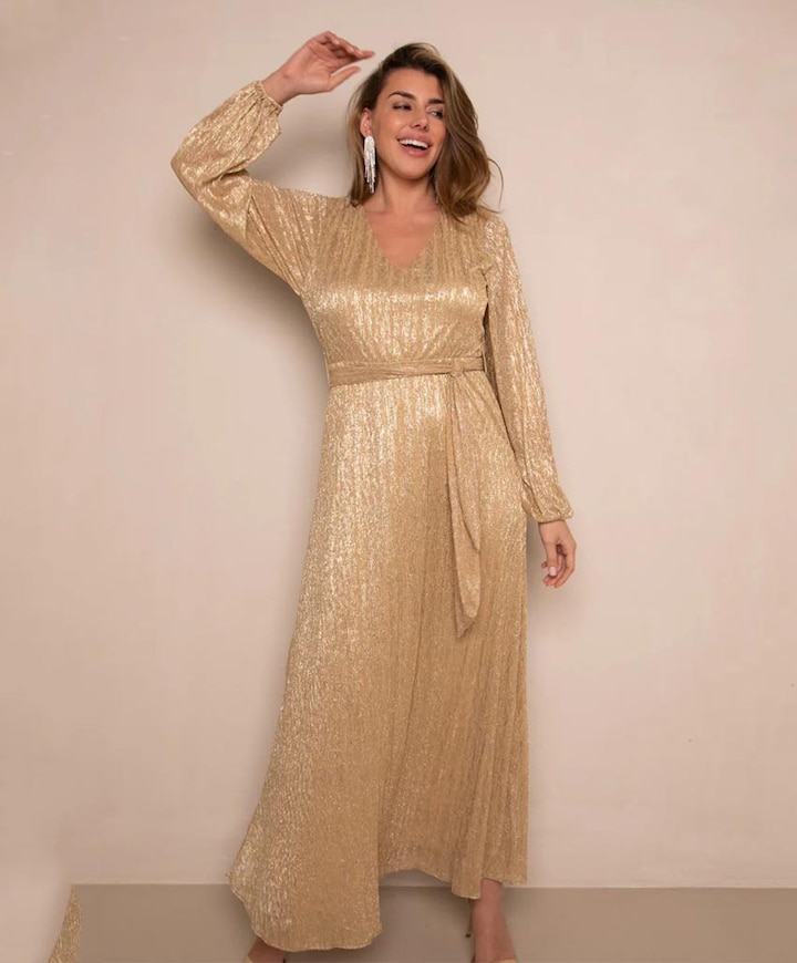 Dames jurk goud
