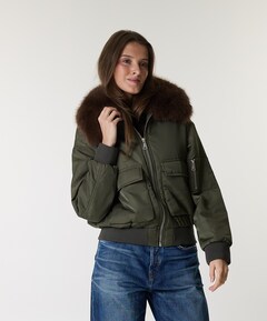 Dames jas groen