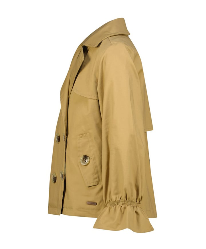 Meisjes jas beige