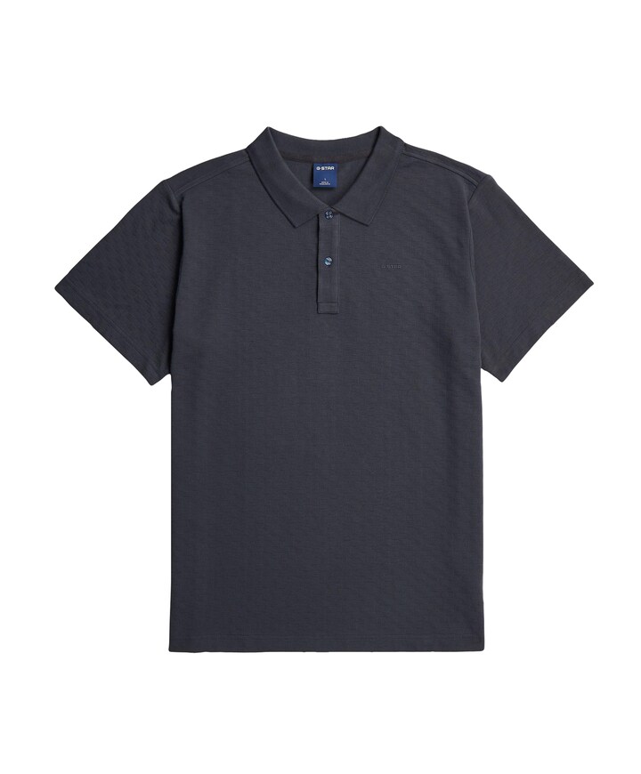 Heren polo blauw