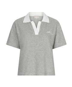Dames polo grijs