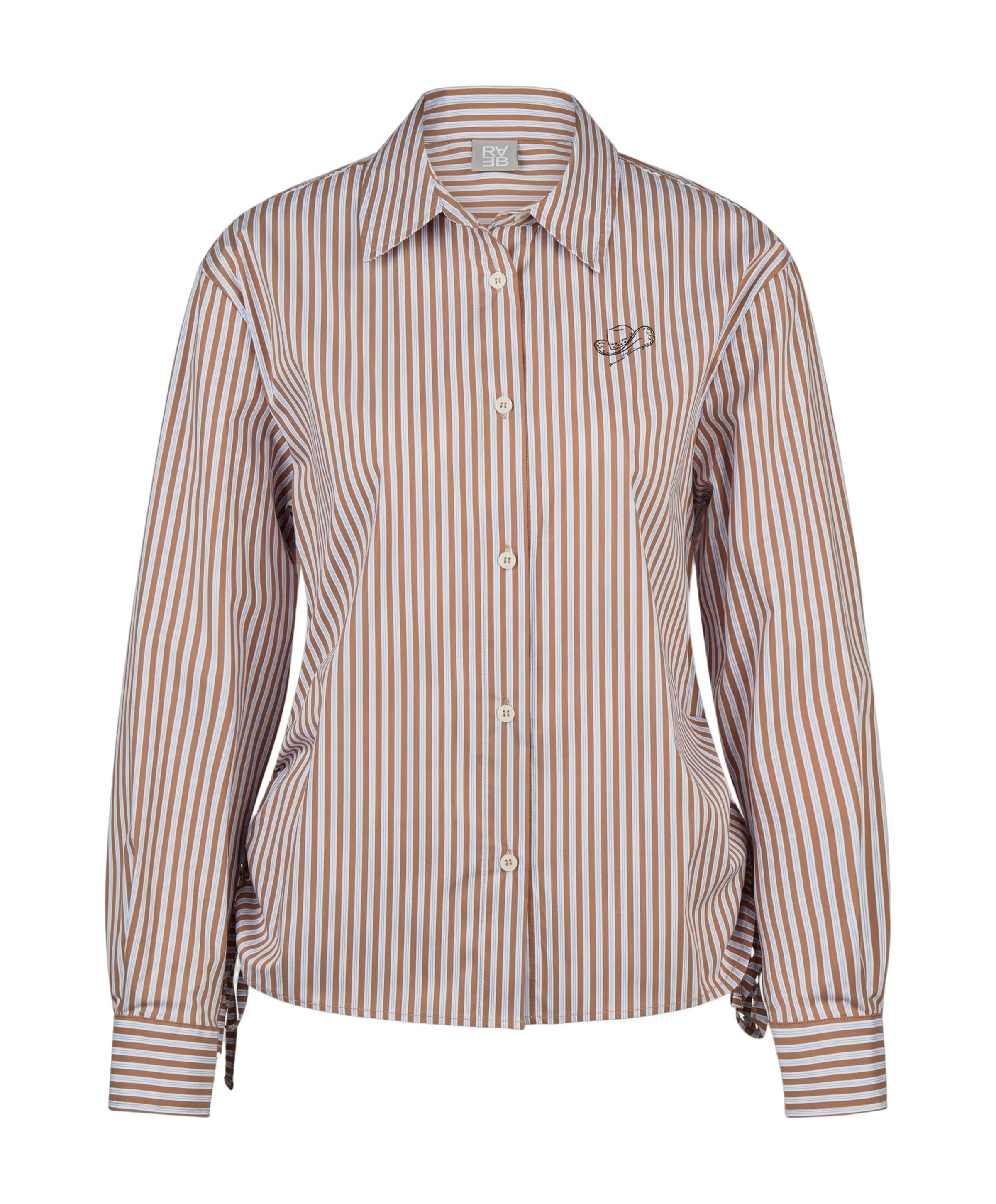 Dames blouse bruin