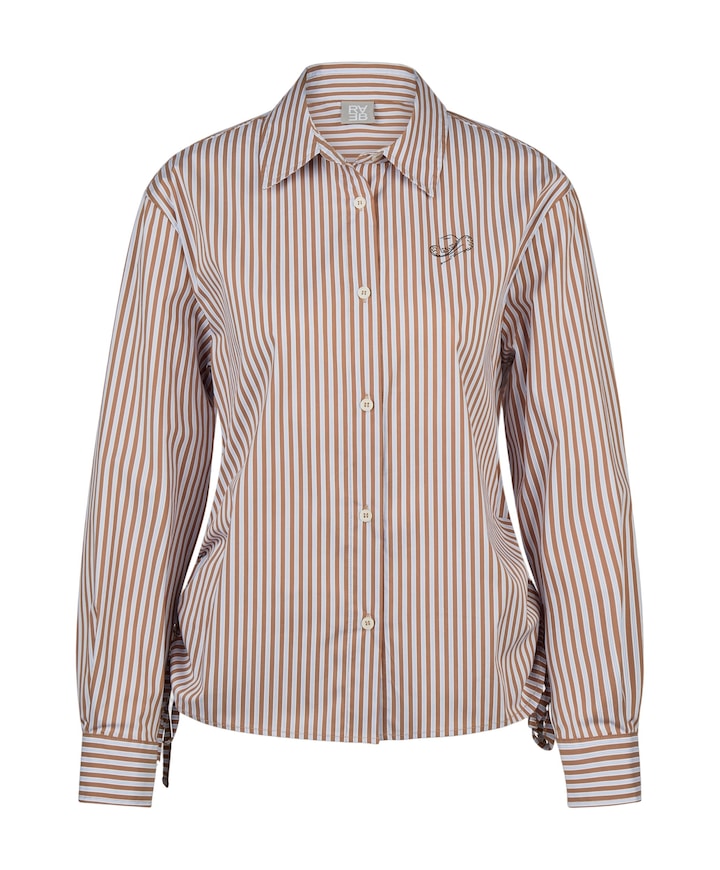 Dames blouse bruin