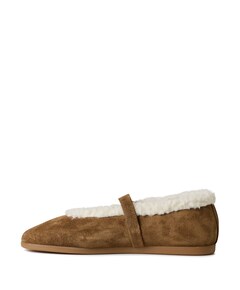 St. Moritz Ballet Flats dames ballerina's bruin