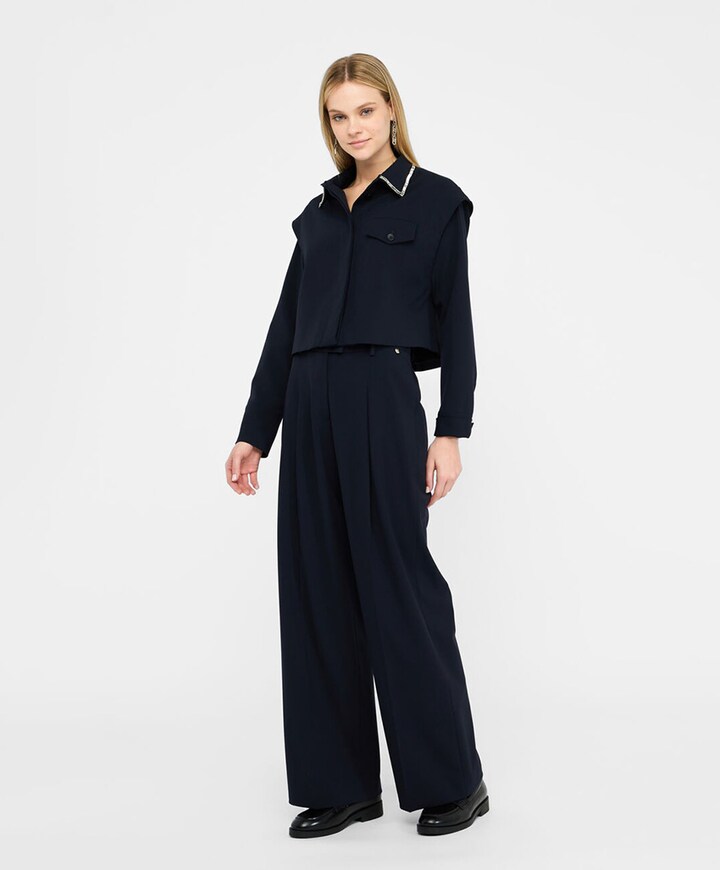 TS TPOTF LUNGO pantalon blauw