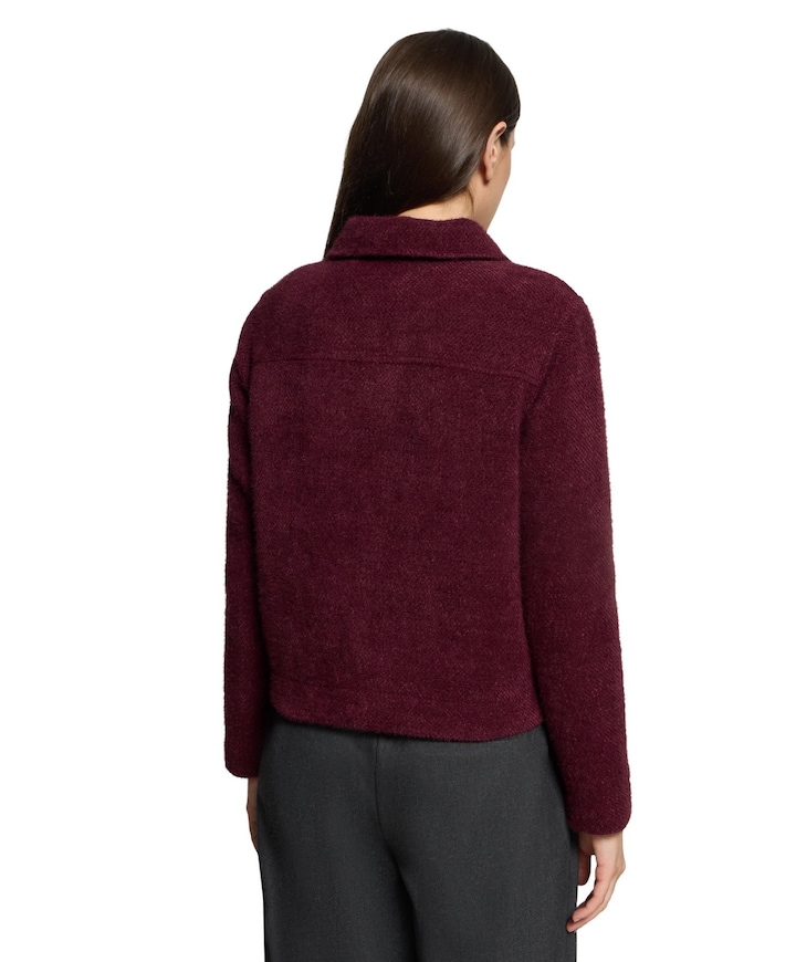Dames jas bordeaux