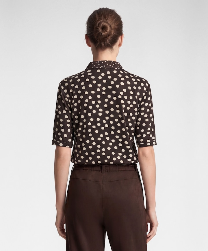 Dames T-shirt bruin