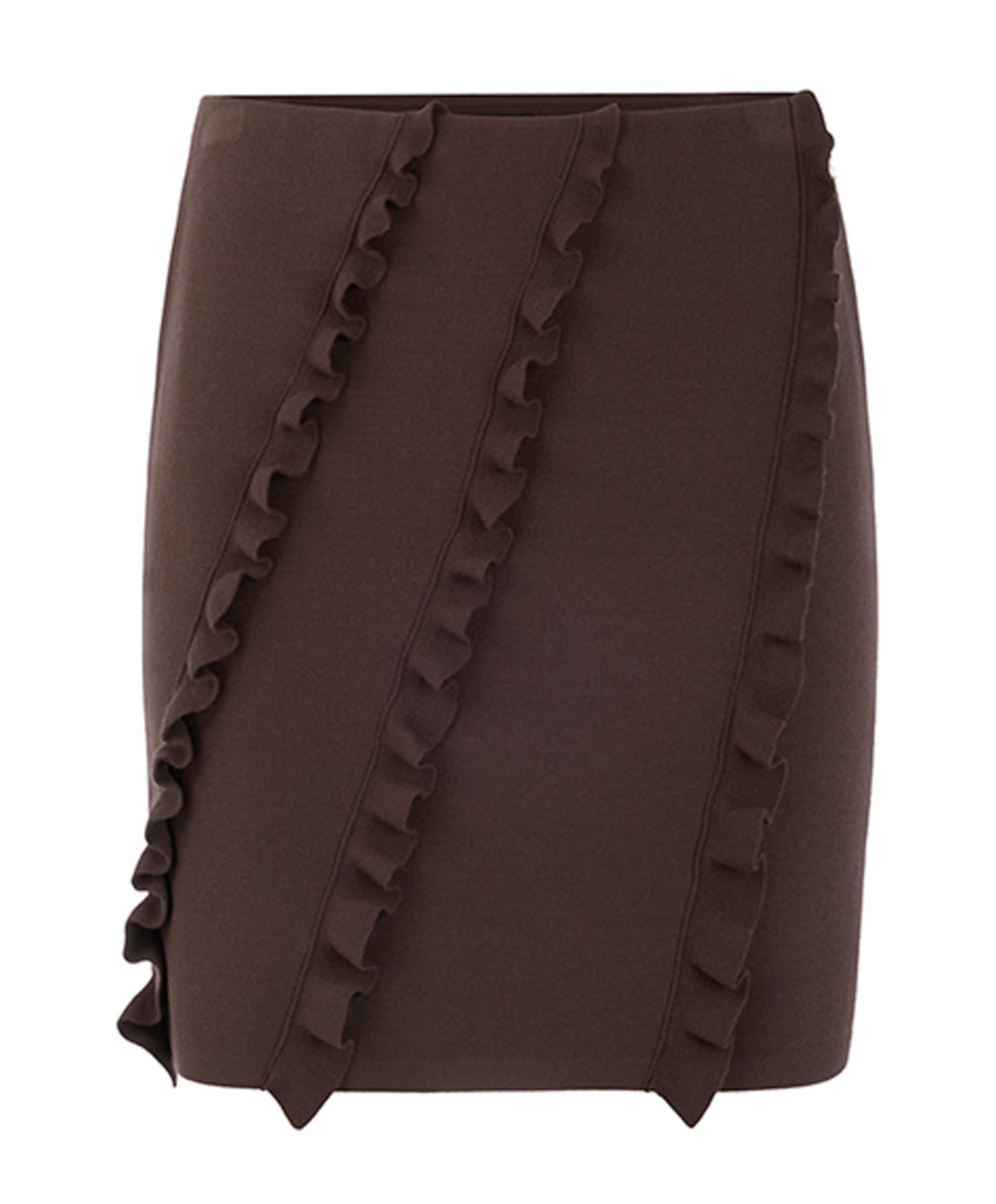 Dames rok bruin
