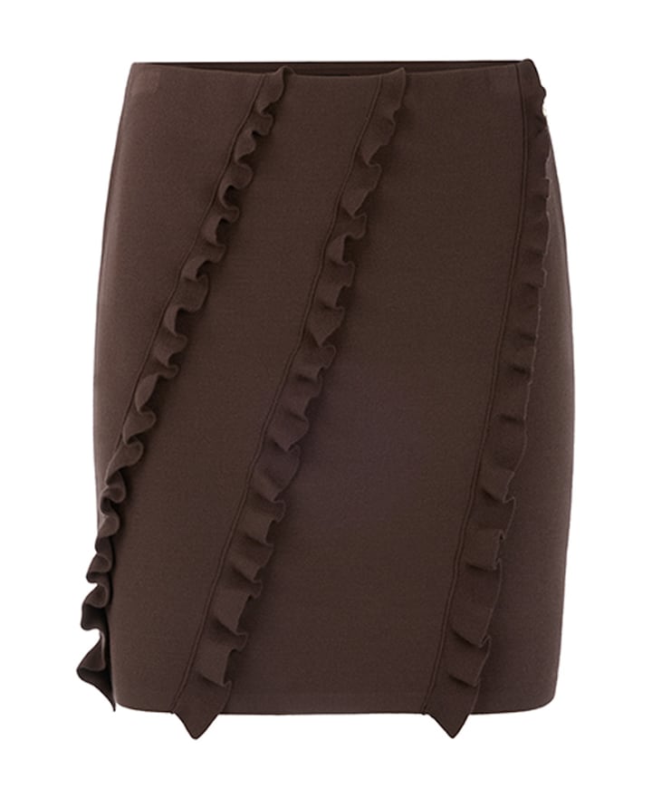 Dames rok bruin