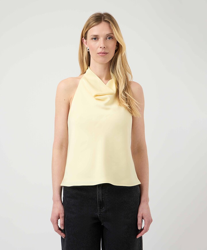 Dames top geel