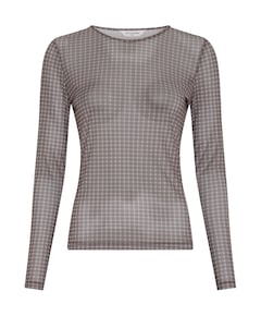 Dames longsleeve bruin