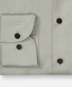 Heren overhemd lange mouw groen