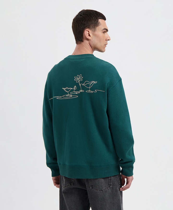 Heren sweater groen