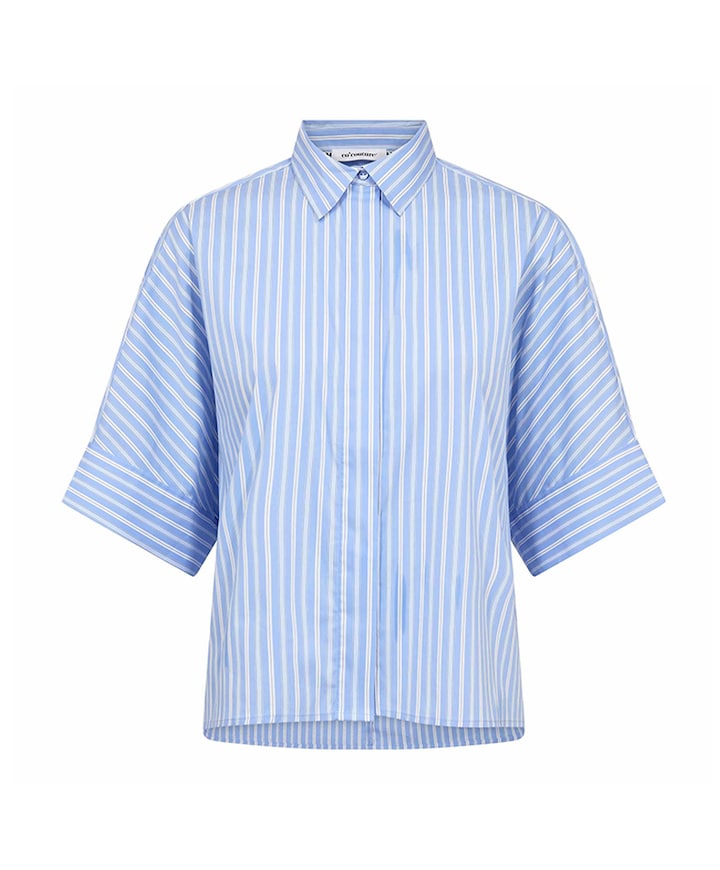 Dames blouse blauw